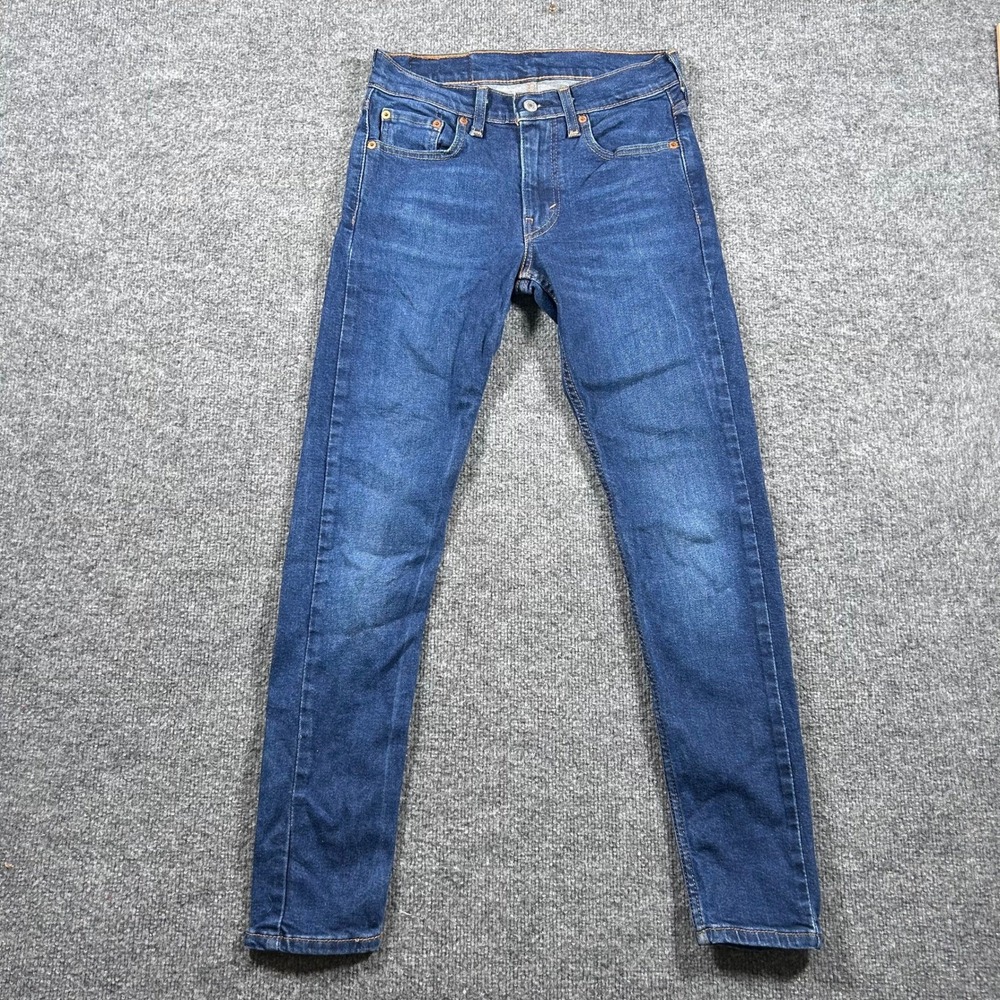 Levi's Jeans Mens Size 29 Dark Wash Skinny Taper Lyocell Blend Slim Fit Blue